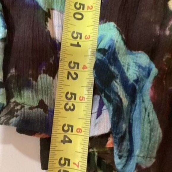 Soft Surroundings Rosalie Tiered Maxi Dress Sz M Floral GORGEOUS - Picture 7 of 8